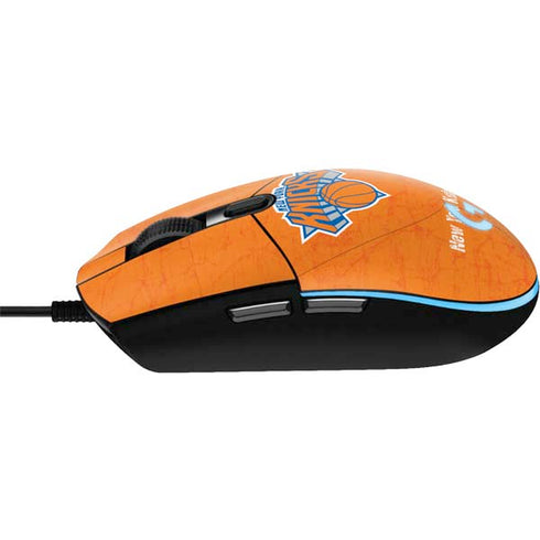 NBA New York Knicks Orange Primary Logo G203 Prodigy RGB Wired Gaming Mouse Skin